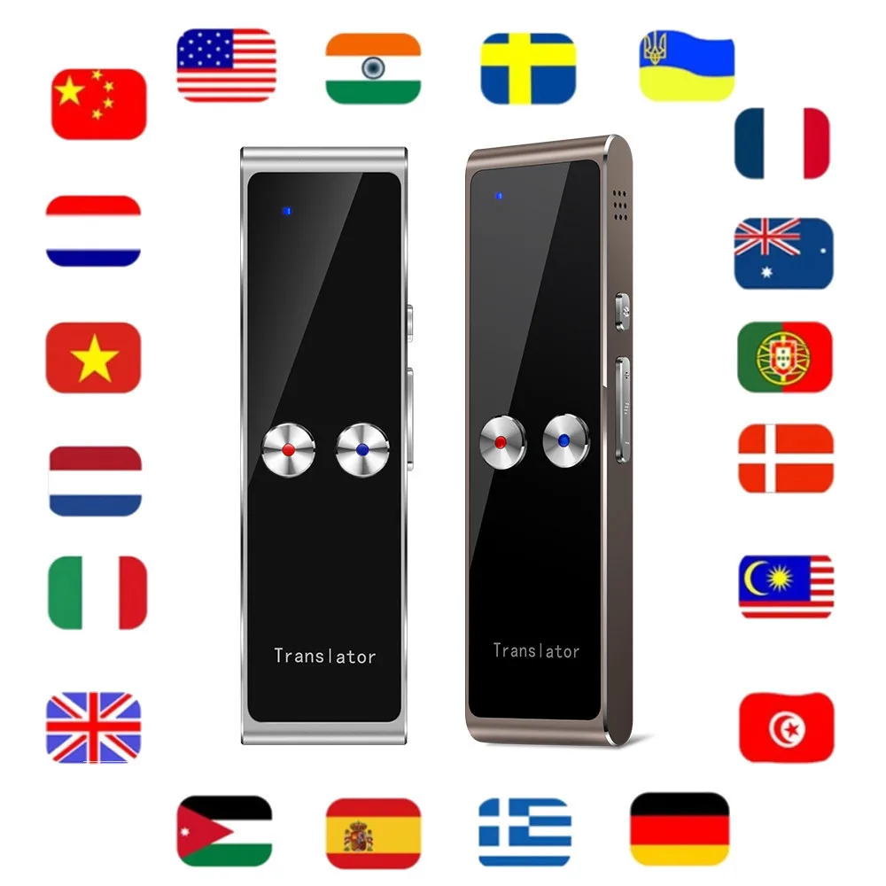 2019 обновленная версия портативный tradutor de voz intelige для обучения путешествий