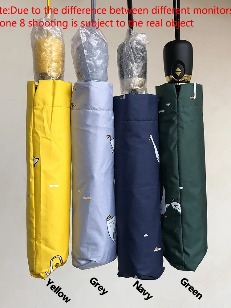 

Fashion Automatic Women Umbrella Windproof Waterproof Three folding Aluminum Umbrellas Rain Female Men Parasol Children umbrella