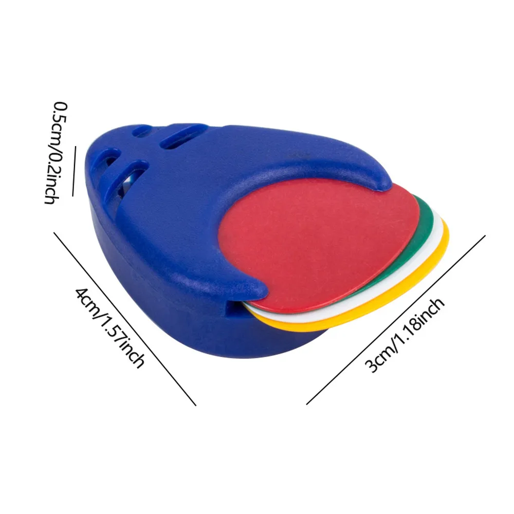 

Small Triangle Guitar Pick Box Durable Pick Holder Useful Guitar Accessories Guitar Pick Holder ABS Plastic Plectrum Case Parts