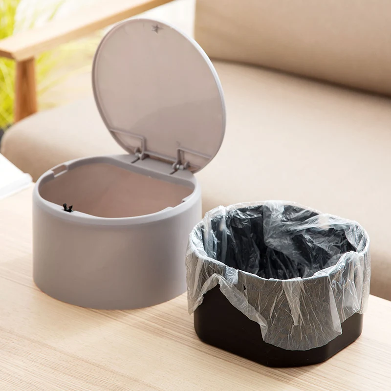 Настольная корзина для мусора маленького размера гостиной Офисная мини-корзина