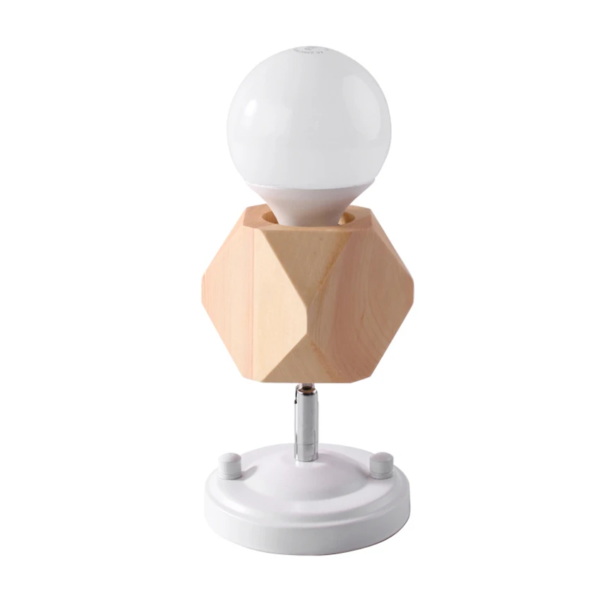 Современные вращающиеся потолочные светильники из твердой древесины в