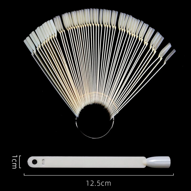 Маникюрные инструменты миндаль Прозрачные типсы цветовая диаграмма дисплей