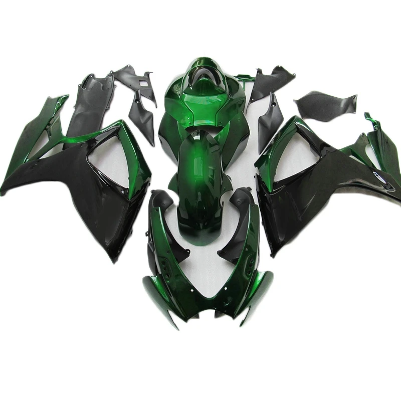 

Aftermarket Motorcycle Fairings For Suzuki GSXR600 2006 Green Black Injection fairing GSX-R750 06 07 GSXR750 2006 2007 K6 ZE02