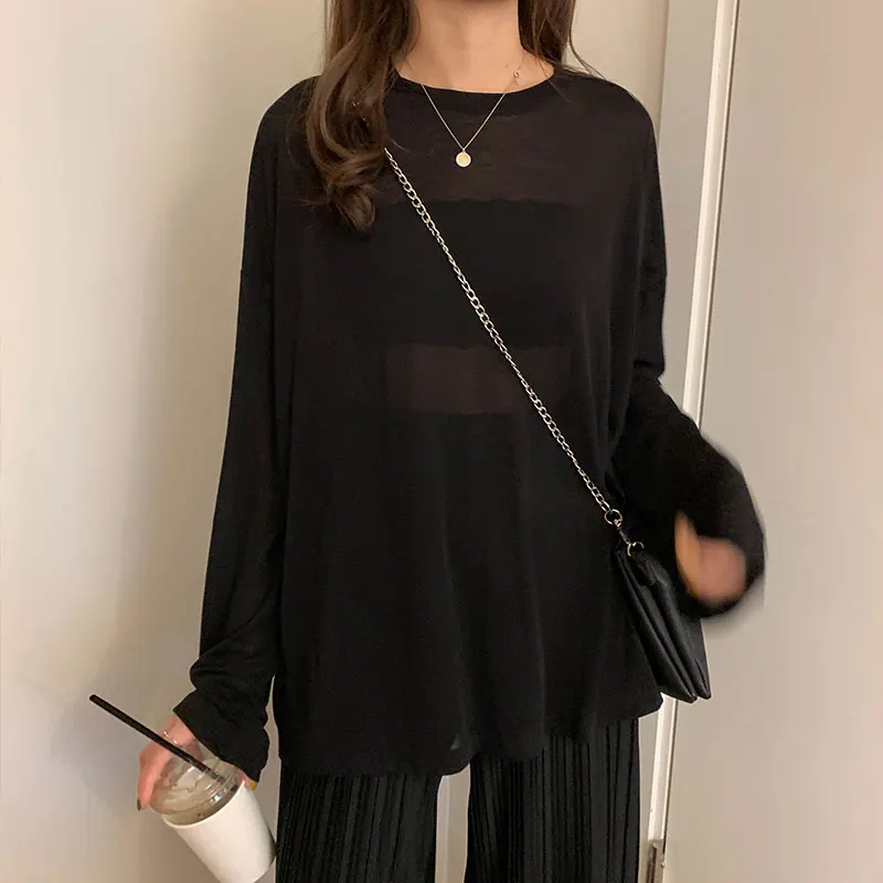 5 цветов 2019 корейский шик стиль лето тонкий Защита от солнца с длинными рукавами