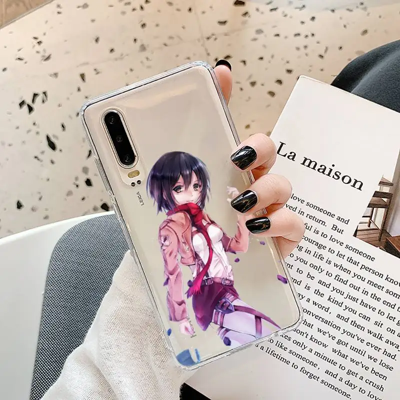 

Anime Japanese attack Phone Cases Transparent for Samsung A71 S9 10 20 HUAWEI p30 40 honor 10i 8x xiaomi note 8 Pro 10t 11