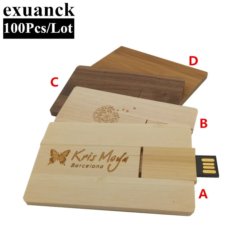 

Usb-флеш-накопитель деревянный с логотипом на заказ, 16-100 ГБ