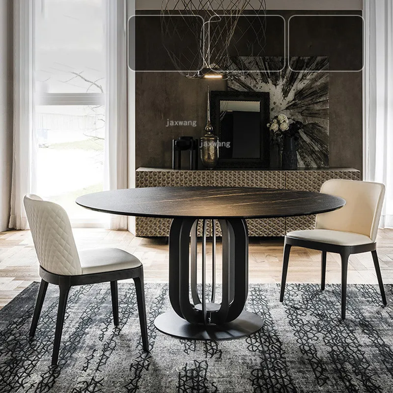 Кожаные обеденные стулья в скандинавском стиле для ресторана современная мебель