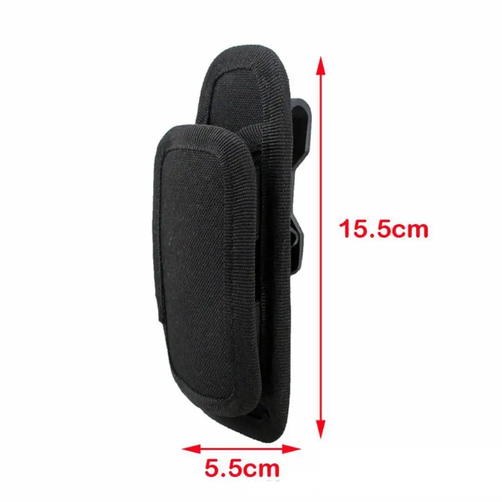 

Tactical Flashlight Pouch Torch Holder with 360 Degree Rotatable Belt Clip Flashlight Holster for Belt Hunting Accessories