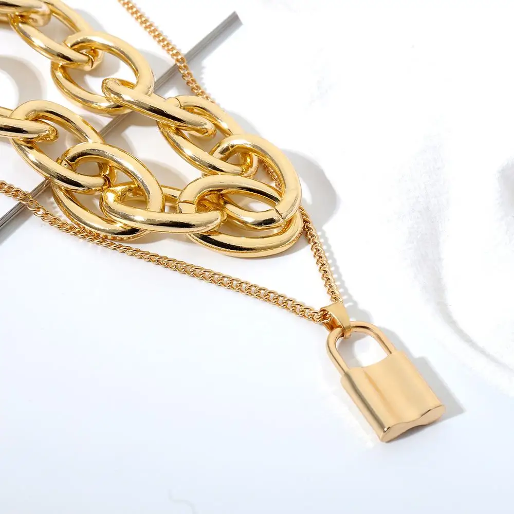 SHIXIN преувеличенная креативная подвеска на шею колье длинное многослойное