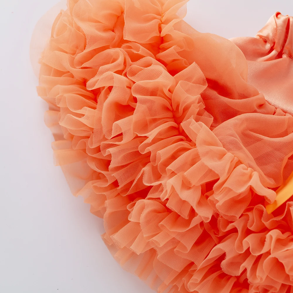 2020 Хэллоуин вечерние юбка с оборками для маленьких девочек Юбка пачка Сверкающая