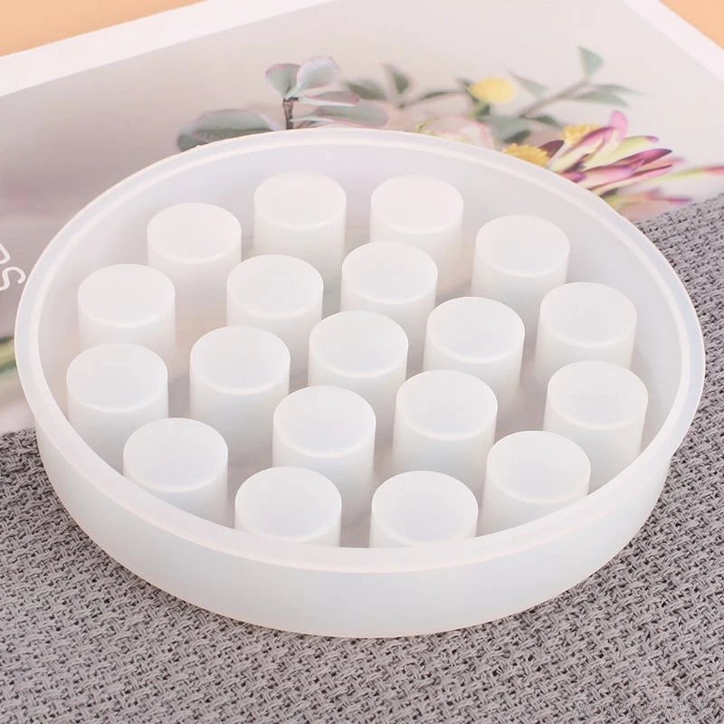 

1Pc Silicone Resin Molds Resin Casting Molds Lipstick Storage Box DIY Crafting Making Table Cosmetic Holde D18 20 Dropshipping