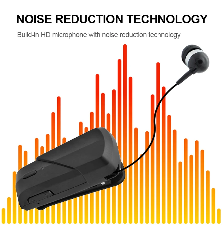 F902 Вибрирующая оповещение износ зажим Беспроводная Bluetooth гарнитура чип CSR DSP