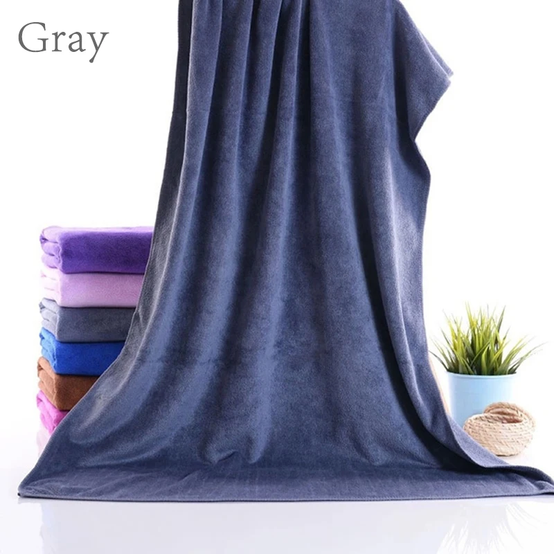 Absorbent Microfiber Drying Beach Swim Sport Bath Towel Sheet Home Textile Car Wash Care Cleaning Bathroom | Дом и сад