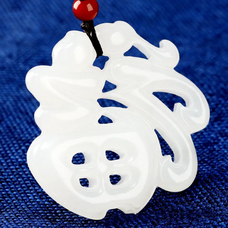 

Natural Yellow Hand Carved Hollow Fuzi Jade Pendant Fashion Boutique Jewelry Fuzi Necklace Gift Accessories