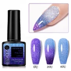 Термальный Гель-лак UR SUGAR, оранжевый, коричневый, серебристый Блестящий Гель-лак, Полупостоянный лак, отмачиваемый УФ-гель, лак для ногтевого дизайна