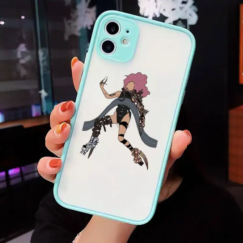

Lady Gaga Chromatica art pattern Phone Cases matte transparent For iphone 7 8 11 12 plus mini x xs xr pro max cover