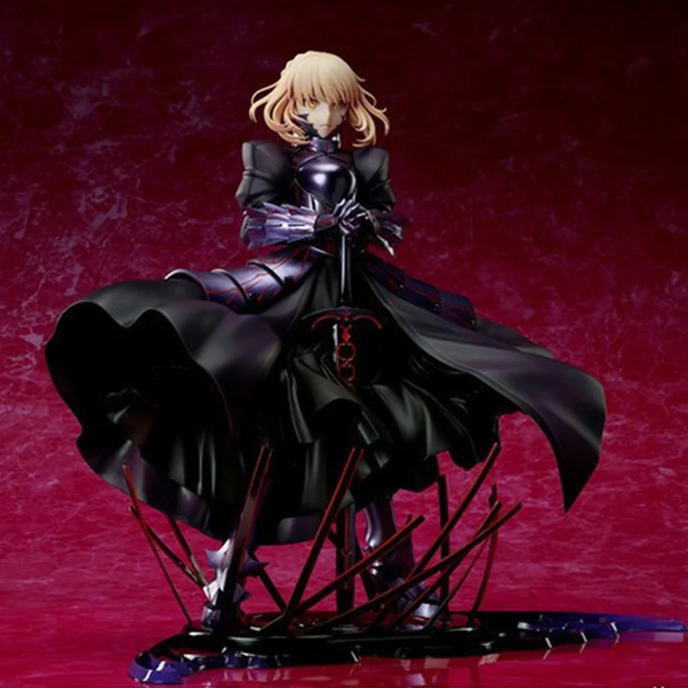 

Tronzo In Stock 25cm Japan Anime Game Fate FGO Black Saber ALTER Action Doll Model Toy Children's Christmas Collection Gift