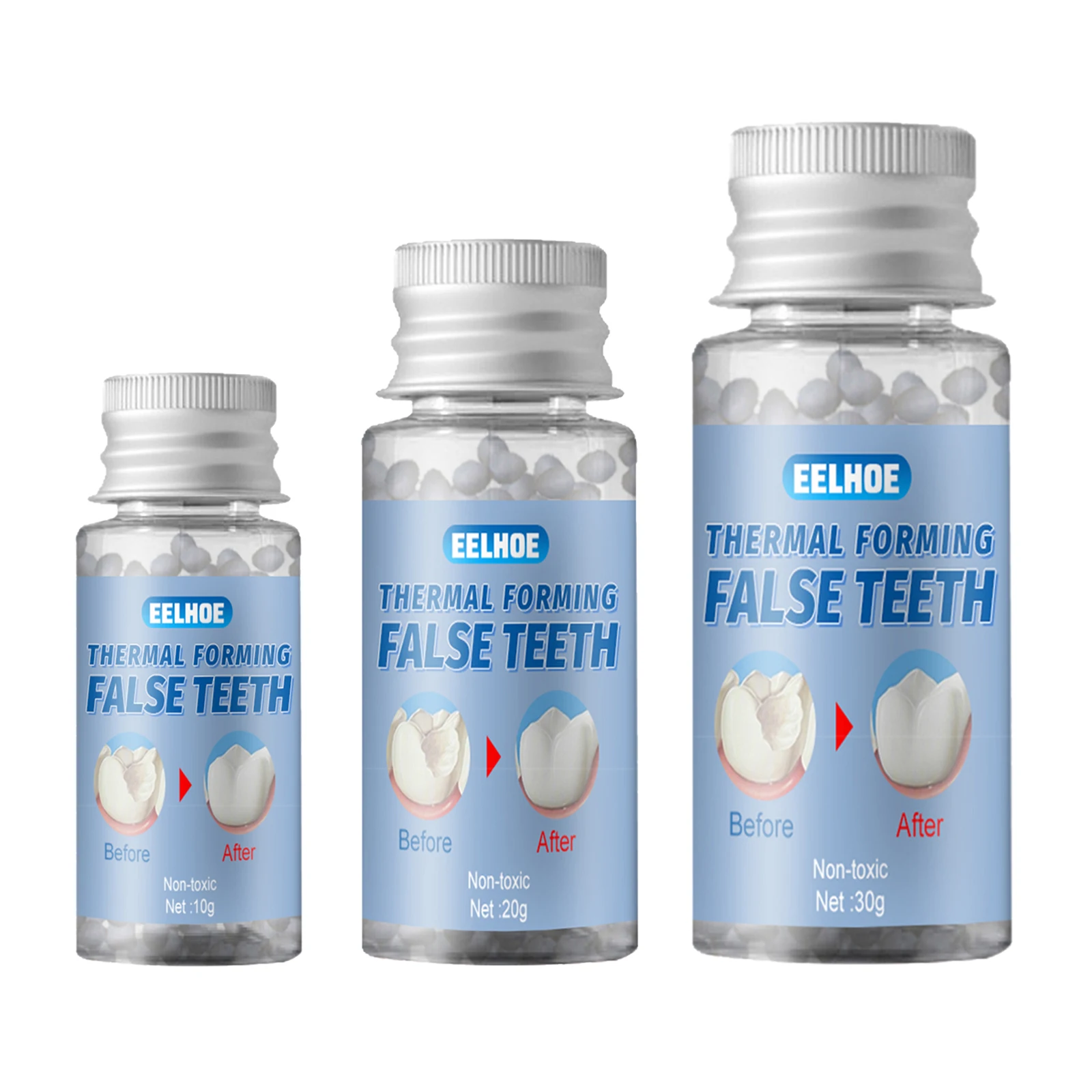 1 бутылка термальных фитингов зубные виниры выдвижной Временный набор для