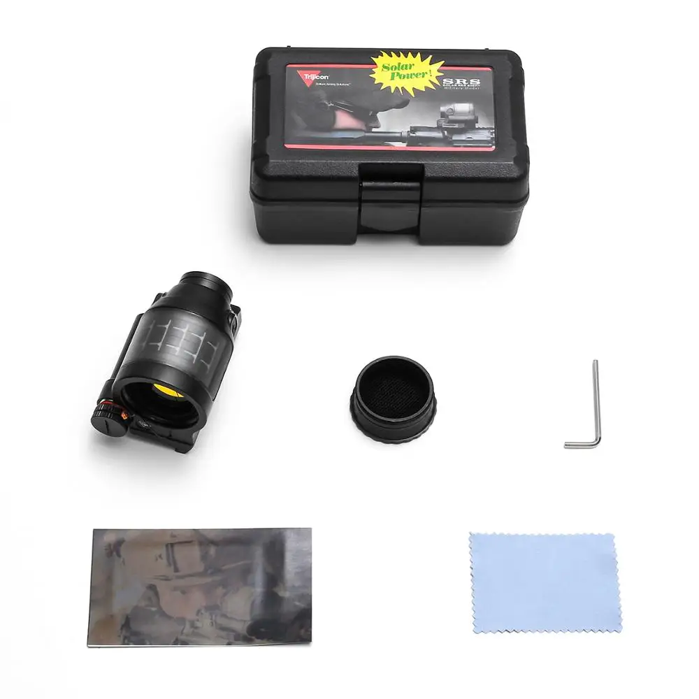 SRS Hunting Solar Power Reflex Sight 1X38 Red Dot Scope With QD Suitable for 20mm rail rifles such as SCAR HK AK-47 | Спорт и