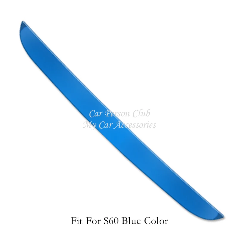 

Для Volvo S60/S60L 2014-2019 Задняя Крышка багажника полосы крышка задняя дверь края планки наклейка из нержавеющей стали автомобильные аксессуары