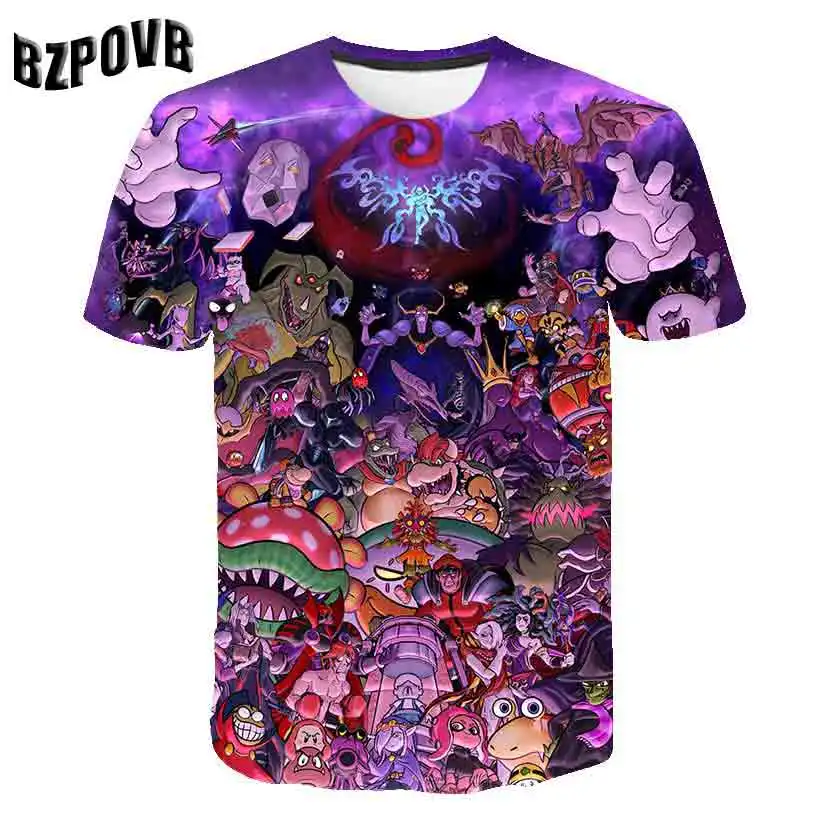 

2021 Summer 3d Child Clot Boys Clothes T-shirts For Girls Cartoons Hip Hop Tshirt New Harajuku Cartoon Tees Kids Tops