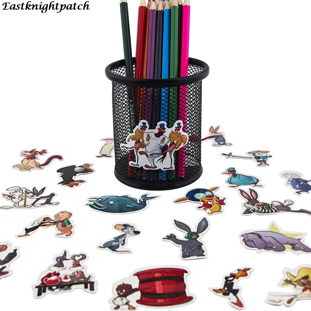 

20Set E2811 55pcs Cartoon Funny Rabbit Waterproof Sticker Skateboard Suitcase Graffiti DIY Sticker Children Classic Toy Sticker