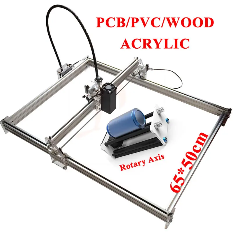 

DIY 6550 15 Вт станок для лазерной резки с ЧПУ станок для лазерной гравировки древесины резак 2,5 Вт 5,5 Вт 7 Вт 15 Вт 65*50 см рабочая зона с поворотной о...