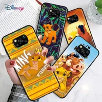 disney cartoon animation the lion king for xiaomi poco c3 m3 m2 x3 nfc x2 f3 f2 f1 mi a3 a2 lite pro tpu silicone phone case