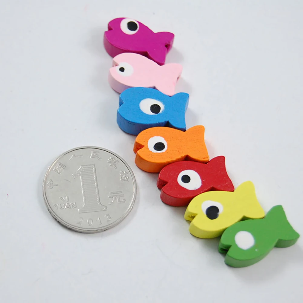 Многоцветный различных Форма деревянный свободные шнуровкой Spacer Бусины