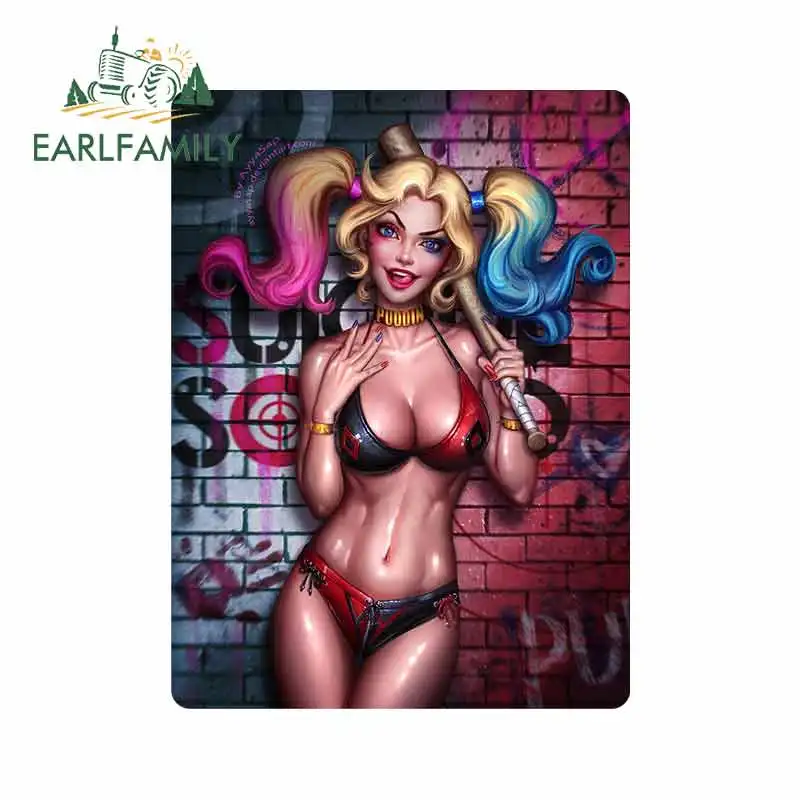 EARLFAMILY 13 см X 9 7 для сексуальных Harley Quinn изящная наклейка граффити наклейки на заказ