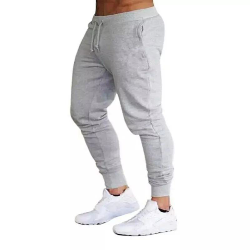 

New Men's Sweatpants Street Hip Hop Trend Solid Color Leisure Pants Outdoor Fitness Exercise Joggers Men Pants
