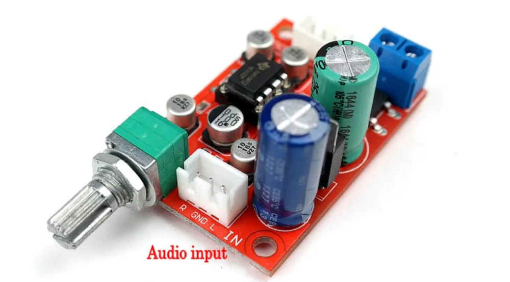 DC 12V 24V NE5532 усилитель предусилитель board OPAMP с регулятором громкости|Усилители