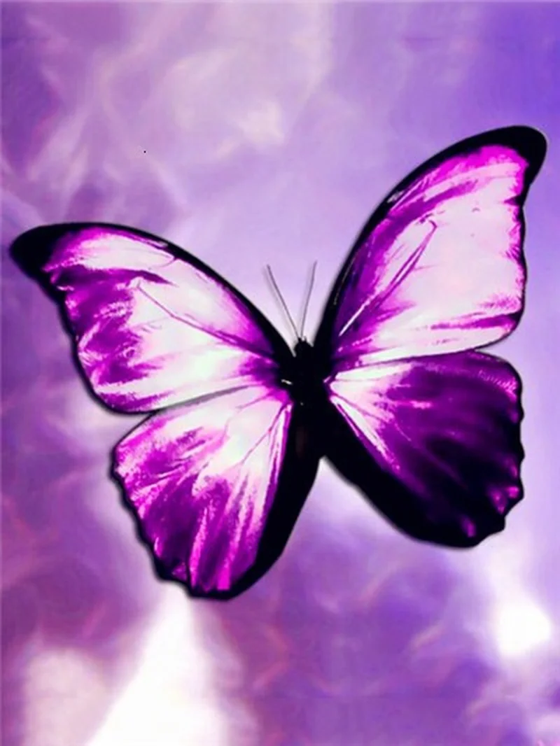 

5D Diy Diamond Painting Kits Butterfly Pattern Full Round With AB Drill Art Crystal Mosaic Embroidery Painting New Year Gift