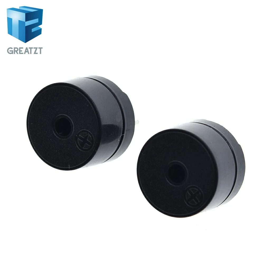 GREATZT 10pcs Universal passive buzzer electromagnetic impedance 16 ohms AC / 2KHz 3V 5V 12V | Электронные компоненты и
