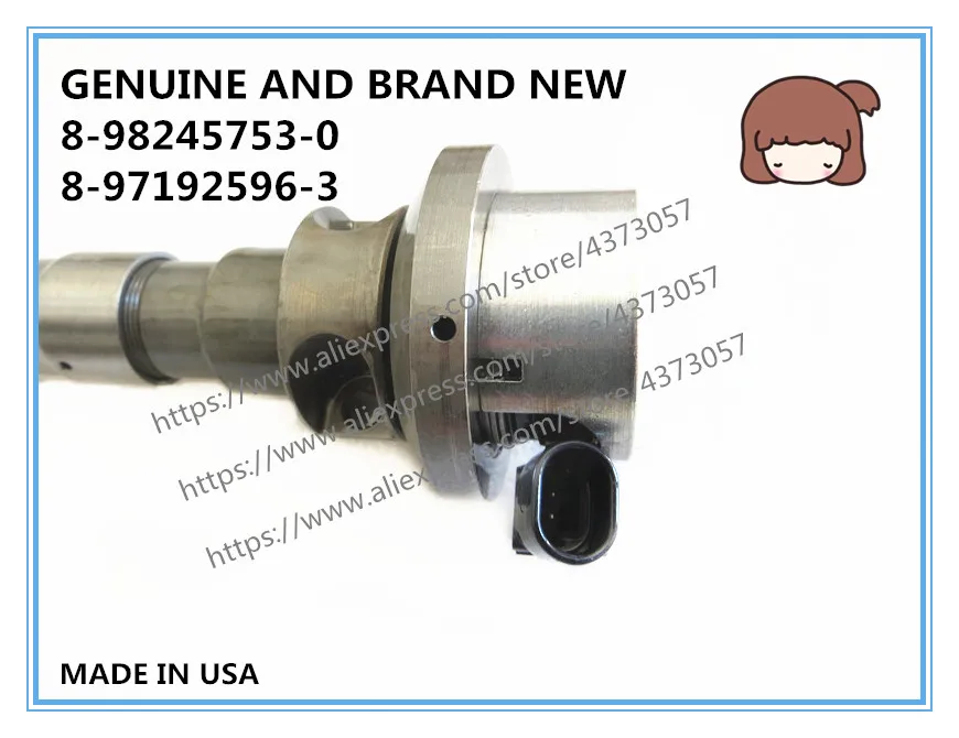 Подлинный и совершенно новый дизельный топливный инжектор 4JX1 8982457530 8971925963 8 98245753 0