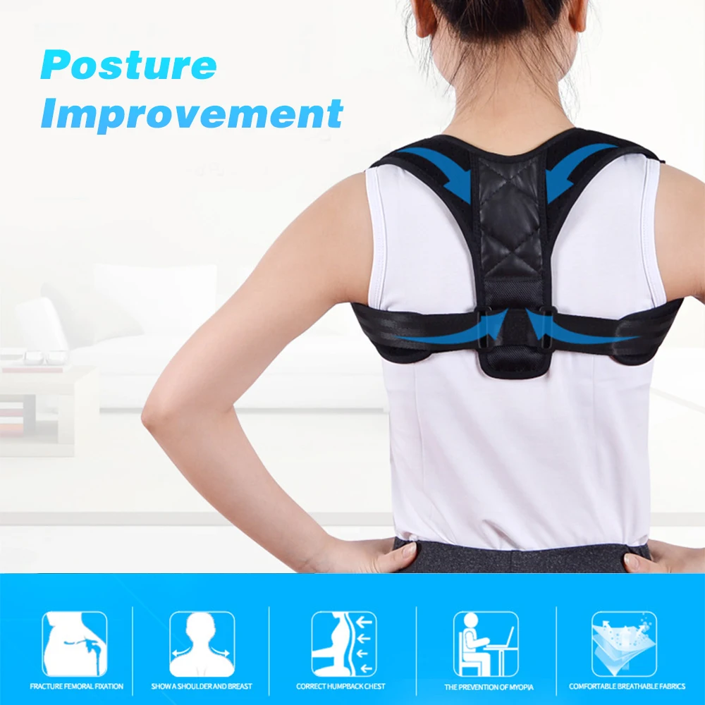 Поясная плечевая опора поясничной скобки регулируемый пояс корректор осанки