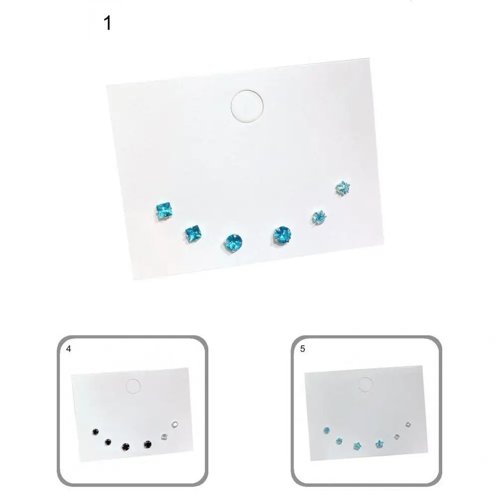 

Fashion Ear Studs Decorative Mini Geometric Round Ear Studs Women Earrings Women Earrings 3 Pairs