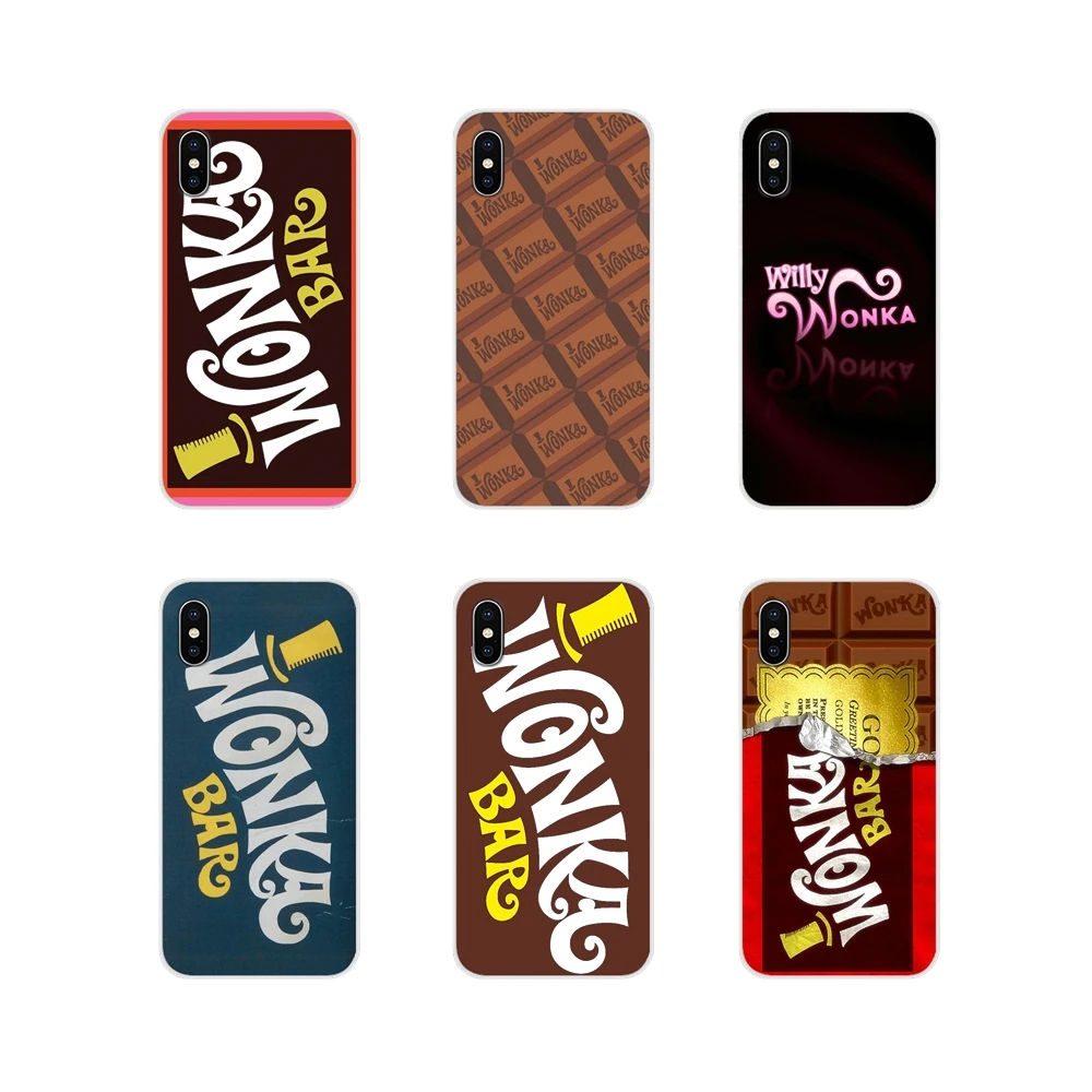 Аксессуары Чехлы и Ковры для Samsung Galaxy S2 S3 S4 S5 Mini S6 S7 Edge S8 S9 S10E Lite Plus Стачивающийся шоколадный батон Вилли Вонка.