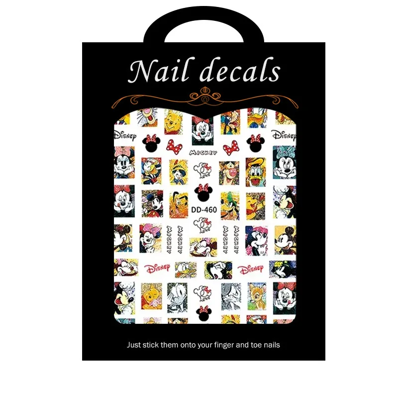 

water decal nail art decorations nail sticker tattoo full Cover beauty cartoon mouse Decals manicure supplies 2020 new
