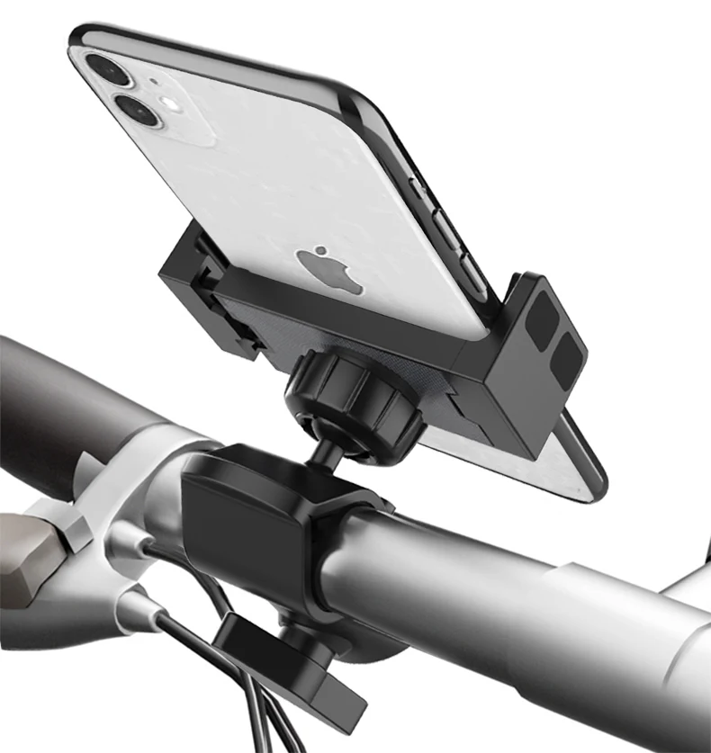 XMXCZKJ Bike Motorcycle Handlebar Mobile Phone Mount Bicycle Holder Cycling Stand Clamp Holder Waterproof Compass For iPhone X 8