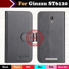 Чехол-книжка для телефона Ginzzu ST6120, кожаный, 6 цветов
