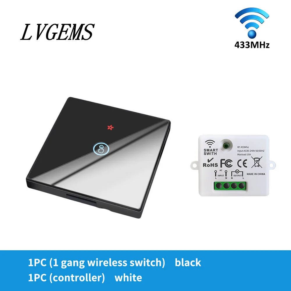 

Беспроводной интеллектуальный выключатель LVGEMS WH018