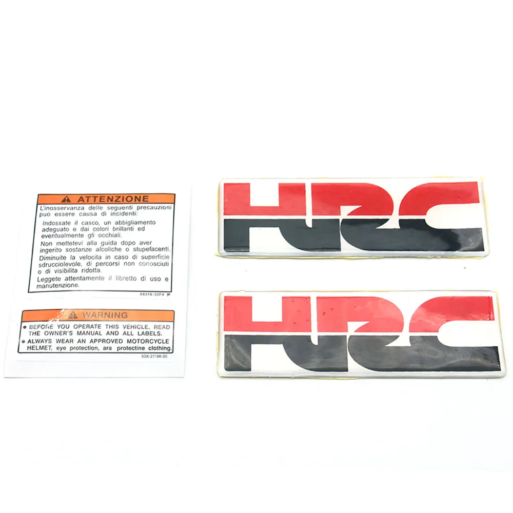 Наклейка для мотоцикла декоративная наклейка на топливный бак HRC 3D наклейки Honda CBR