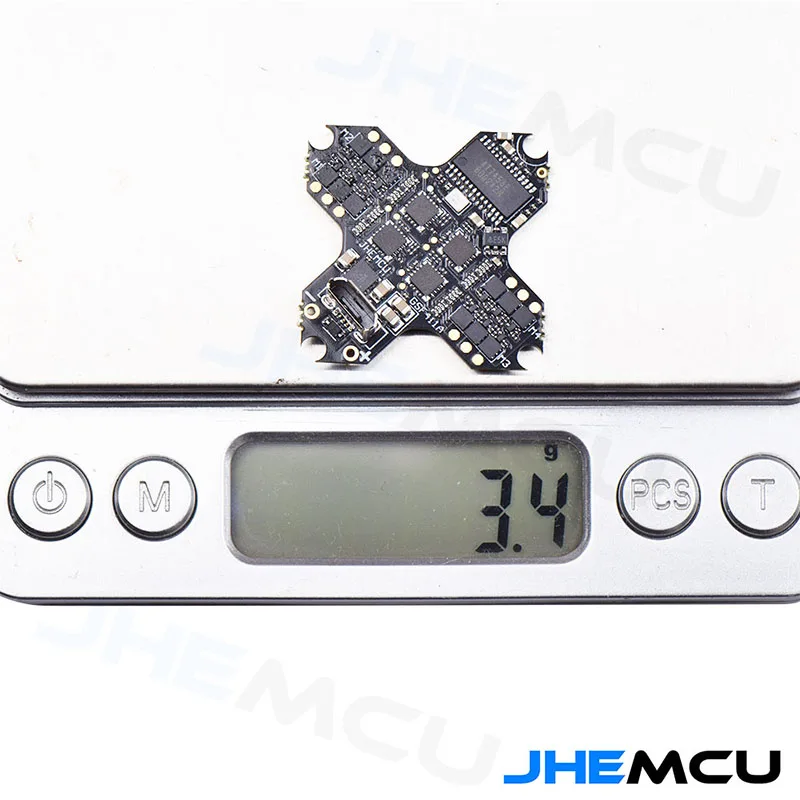 JHEMCU-CONTROLADOR DE VUELO GSF411A MPU6000 F411, blheli 5A, 4 en 1, ESC, 5,8G, 40CH, 200mW, AIO 1-2S, 25,5x25,5mm, para Drones FPV, piezas DIY-5