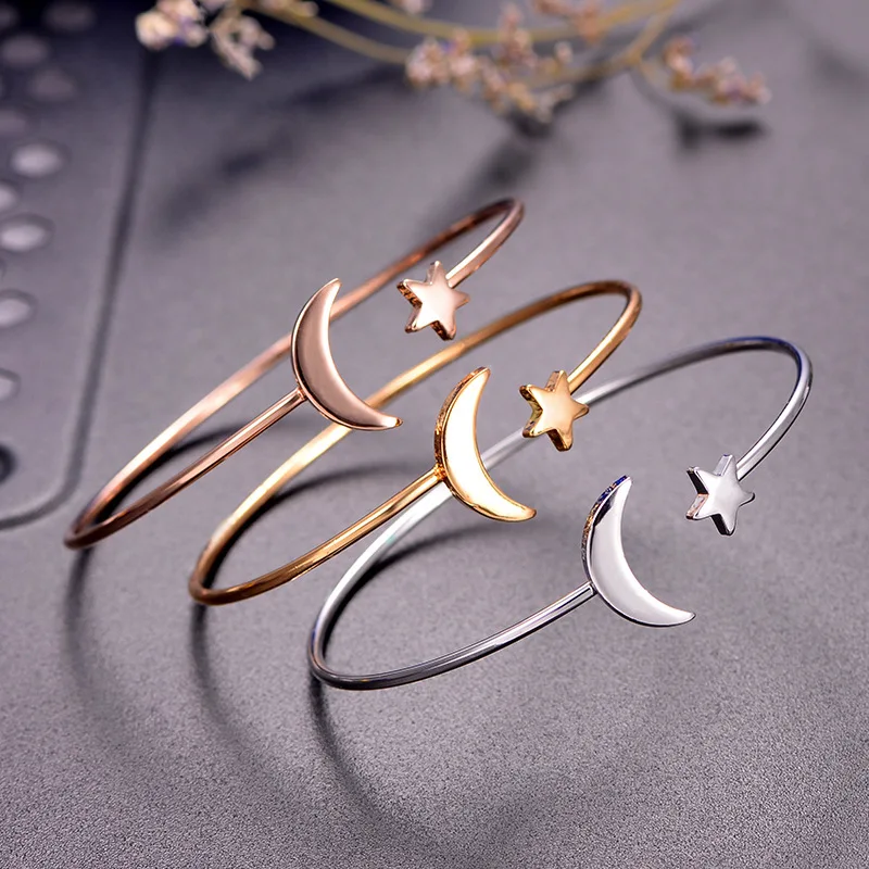 Романтические медные браслеты манжеты в стиле хип хоп с открытым сердцем из