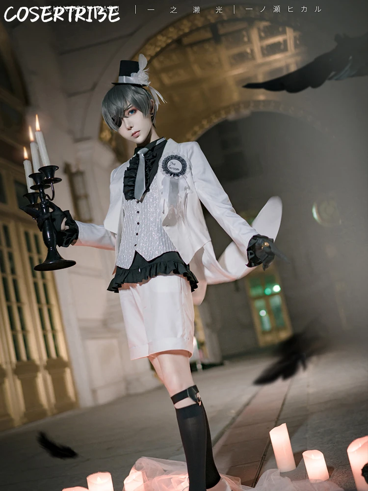 Свадебное платье с изображением черного Батлера Элизабет костюм для косплея на