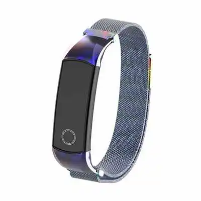 Colorful Миланский металлический ремешок для huawei Honor Band 5 4, сменный Браслет из нержавеющей стали, ремешок для часов, браслет Band 5, умные аксессуары - Цвет: Colorful