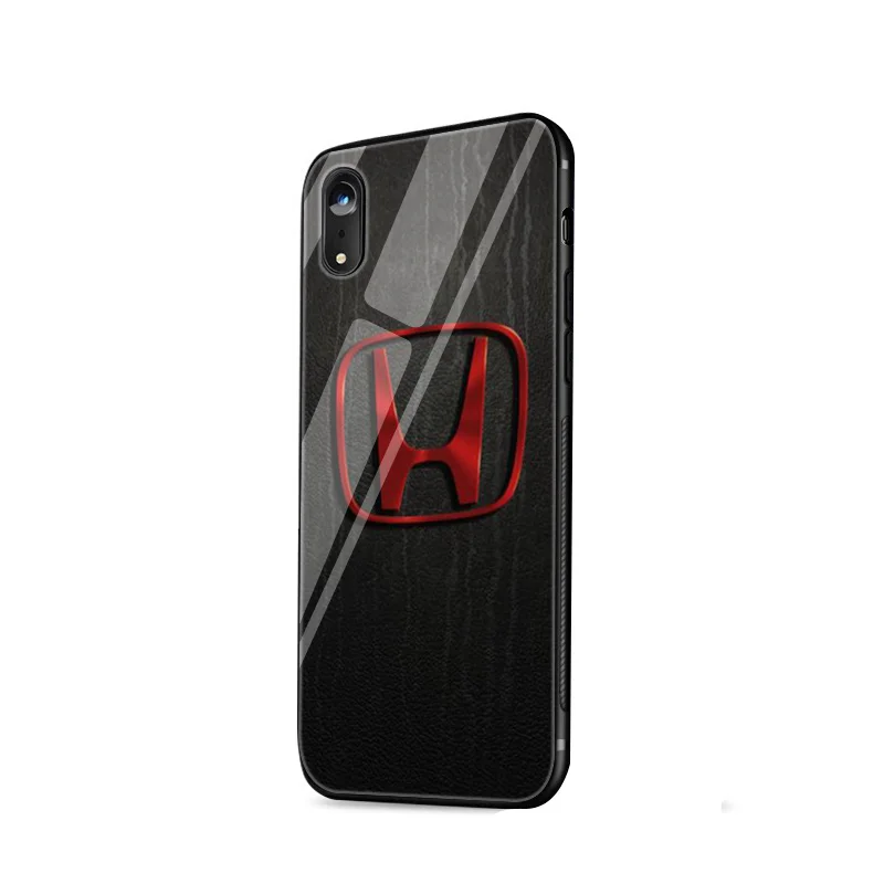 Desxz Honda H крыло закаленное стекло чехол для iPhone 5 5S SE 6 6s 7 8 Plus X XS MAX XR |