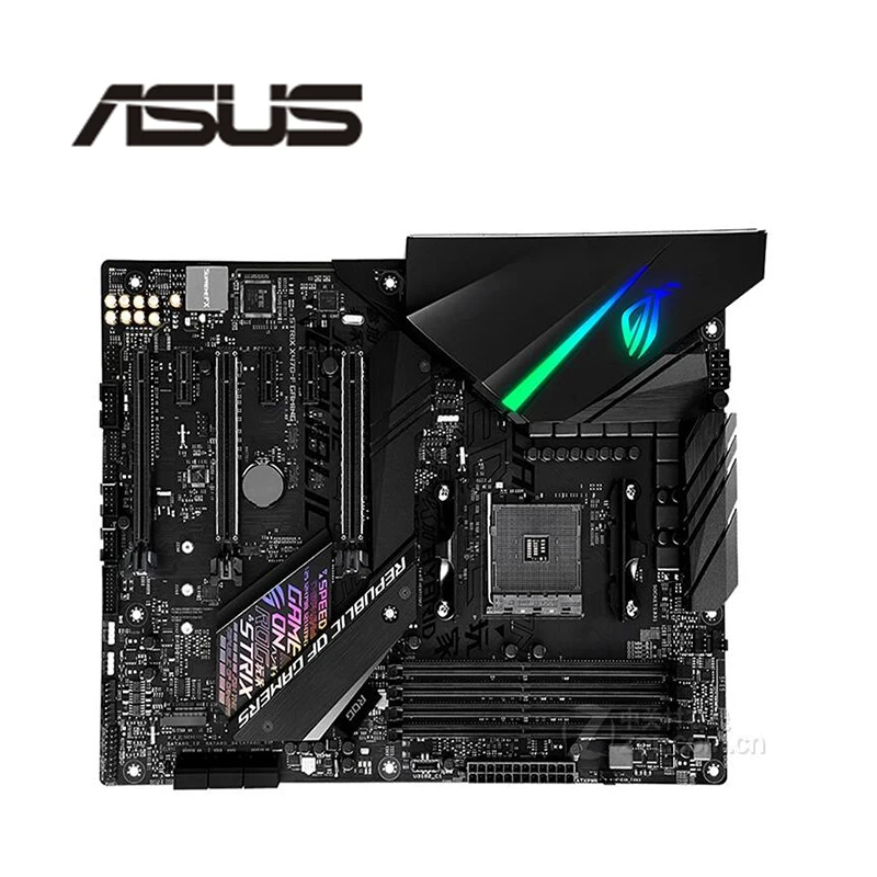 Используемая материнская плата для ASUS ROG STRIX X470-F игровая разъем AM4 AMD X470 X470M