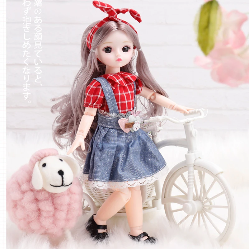 

Шарнирная кукла принцессы 30 см, 23 подвижные шарнирные куклы с красивой одеждой для макияжа, модная Кукла «сделай сам», подарки ручной работы...